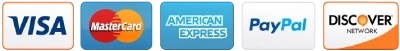 All major payment cards accepted at secure checkout