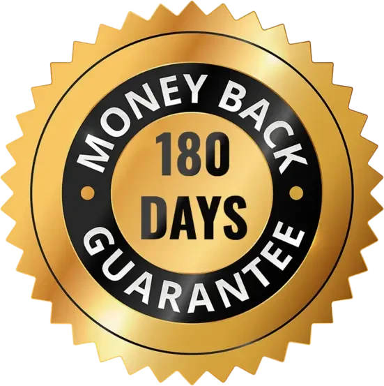 Olivaro 60-day money-back guarantee seal